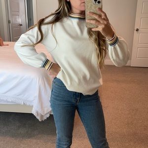 Roolee rainbow knit sweater size xs